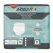 Armour Protective Underwear Pull-Up Adult Pants Extra Large 10 Pcs