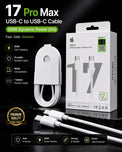 iPhone 17 Pro Max 60W USB-C to USB-C Fast Charging Cable (1m)