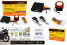 Motorcycle Security Alarm System with Remote Start | Universal Bike Safety Lock Anti Theft Siren Kit for Honda 70 CG125 CD70 YBR Pridor