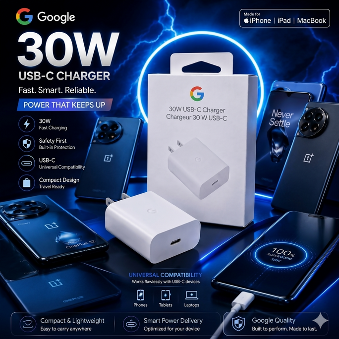 Google 30W USB-C Fast Charger