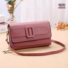 Double Zipper Women's Wallet Crossbody Bag - Stylish Mobile Pouch & Card Holder Purse
