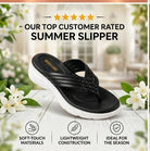 Deluxe Footwear Lightweight Anti-Slip Ladies Slipper