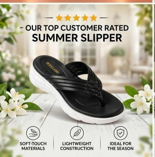 Deluxe Footwear Lightweight Anti-Slip Ladies Slipper