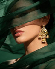Mirror Jhumka