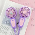 Mini USB Portable Fan – Handheld, Multicolor