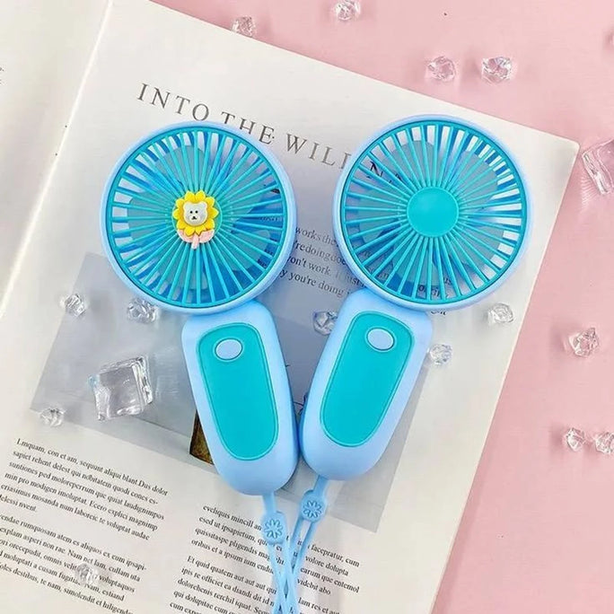 Mini USB Portable Fan – Handheld, Multicolor