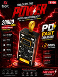Bolt B106 20000mAh Transparent Power Bank