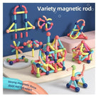 Magnetic Bar Blocks (25 Pieces) Construction Set For Brain Development