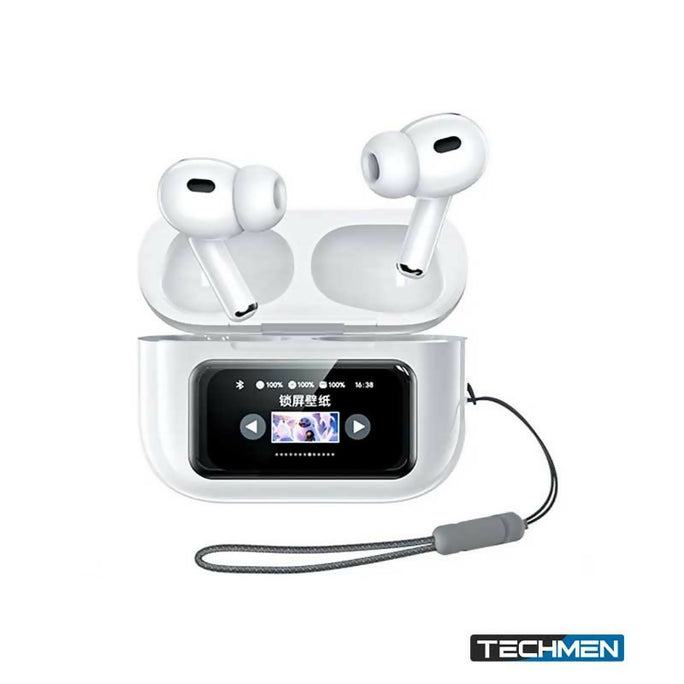 WHITE LIMITED TIME DEAL: 90% OFF! 🔥 WHITE A9 Pro Ear buds – Premium Air Pods ANC+ENC earbuds Noise Cancelling airpods | Wireless Bluetooth Earphones & Airpods Alternative | Immersive Ambient Sound, All-Day Battery! earphones
