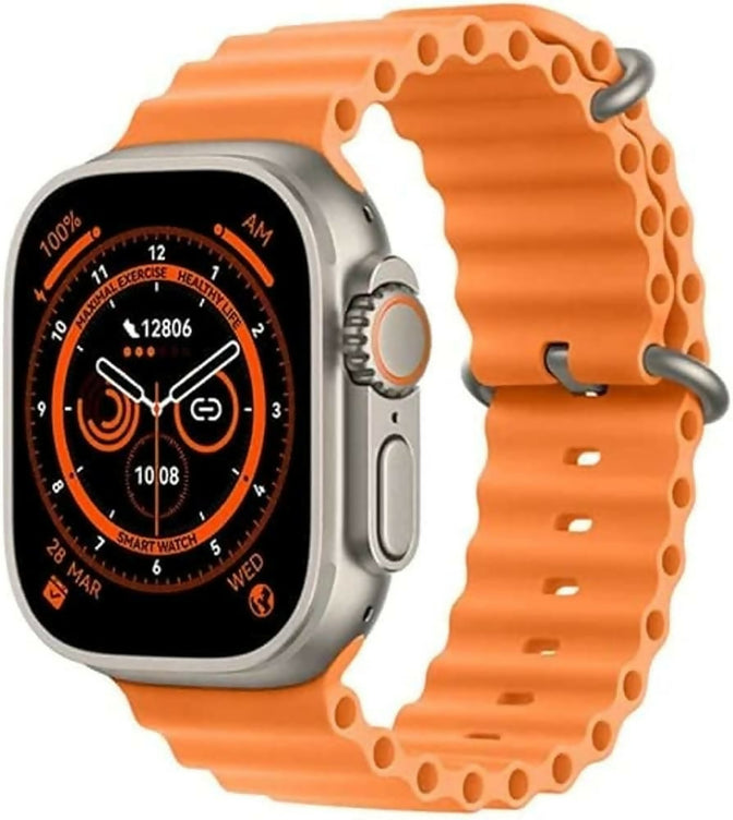 "GUS-04 Smart Watch ULTRA 3 Original AMOLED Display - 7-in-1 Combo Pack with 7 Premium Straps | All-in-One Smartwatch for iOS & Android"