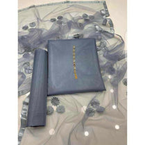 Unstitched 3 Piece Collection Katan Silk Plain Shirt & Trouser With Net Dupatta For Women Dress for women