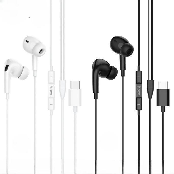 HOCO M101 Pro Type-C Crystal Sound Wired Earphones with Mic