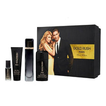 Paris Hilton Gold Rush Man Gift Set for Men - EDT 100ml + Mini EDT 15ml + Hair & Body Wash 90ml + Deodorant Stick 78g (608940574553)