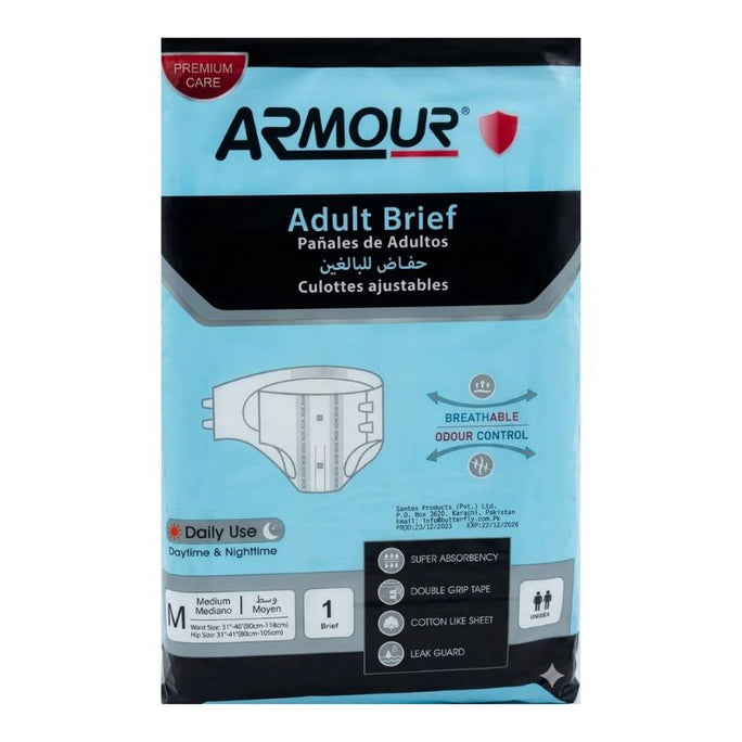 Armour Adult Diaper Brief Medium Pack 20 Pcs