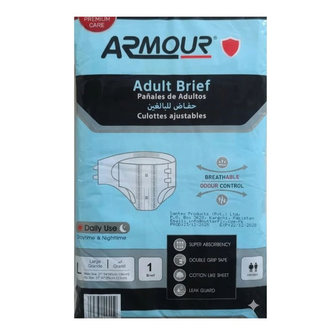 Armour Adult Diaper Brief Large Pack 20 Pcs