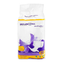 SecureXtra Adult Diaper Extra Large Pack 10 Pcs