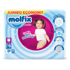 Molfix Baby Diaper Pants Extra Large Size 6 Pack 38 Pcs