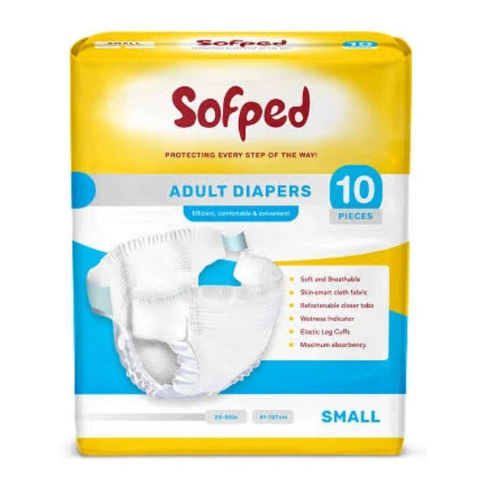 Sofped Adult Diaper Small Pack 10 Pcs