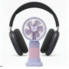 Mini Handheld Fan + M9 Wireless Gaming Headphones Combo Deal | Portable Rechargeable Fan & Bluetooth Gaming Headset