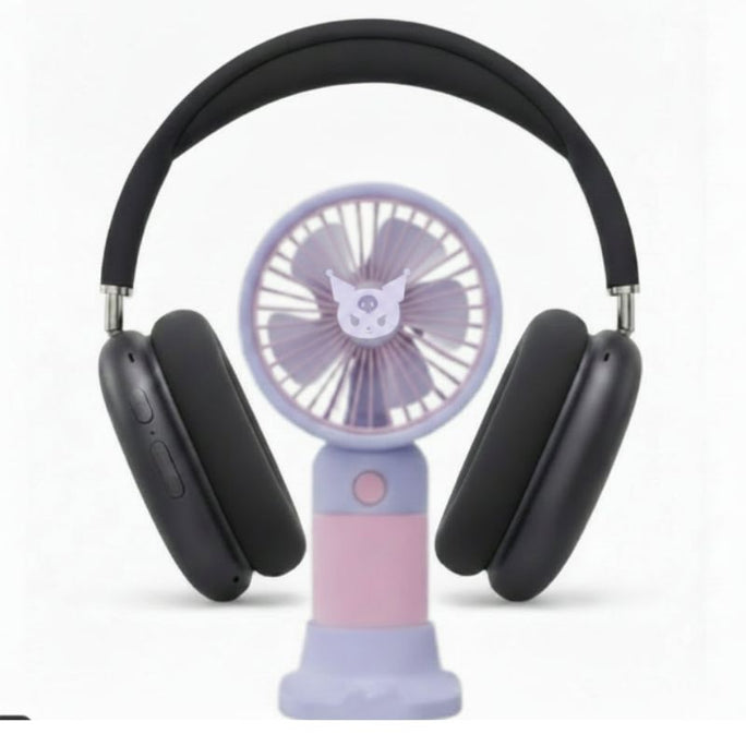 Mini Handheld Fan + M9 Wireless Gaming Headphones Combo Deal | Portable Rechargeable Fan & Bluetooth Gaming Headset