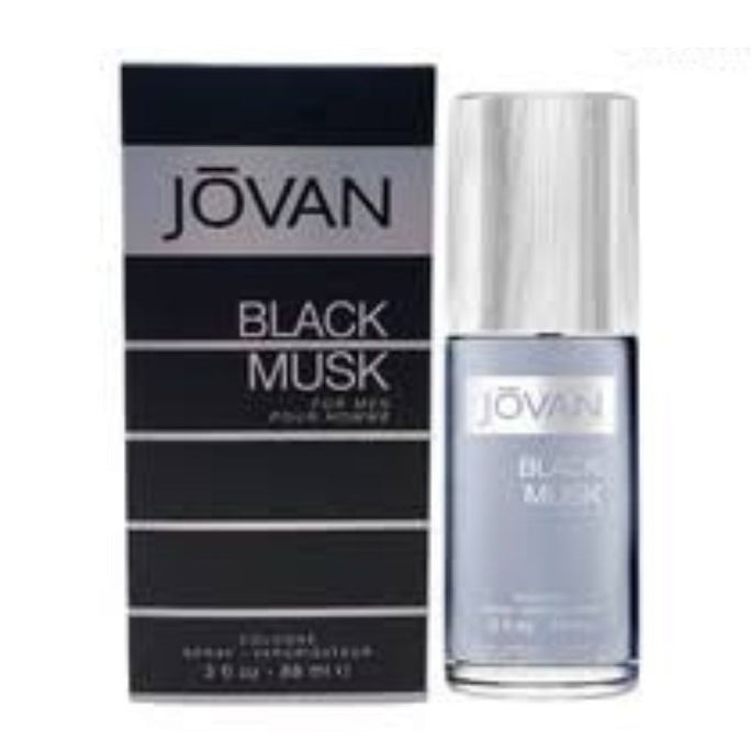 Jovan Black Musk Eau De Cologne for Men 88ml (3607341046734)