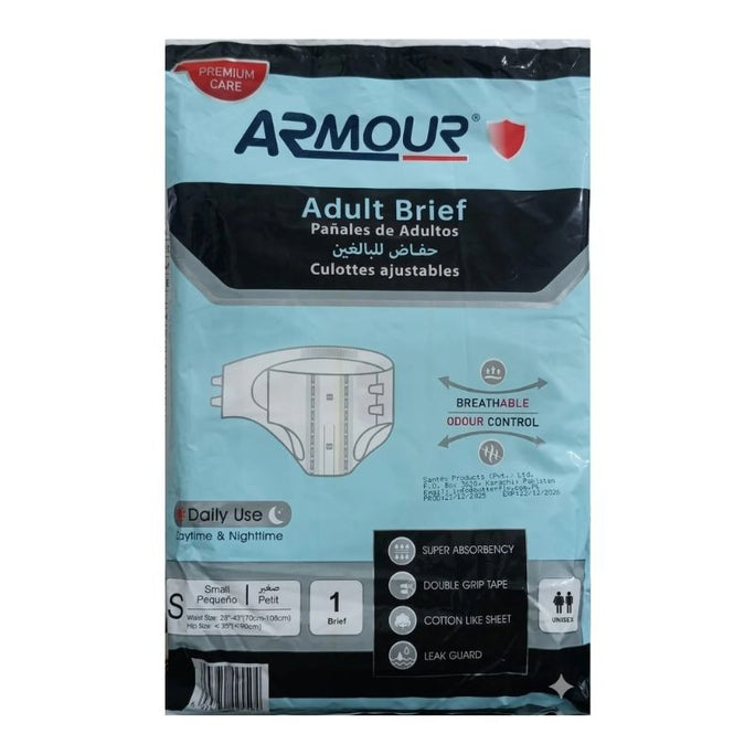 Armour Adult Diaper Brief Small Pack 20 Pcs