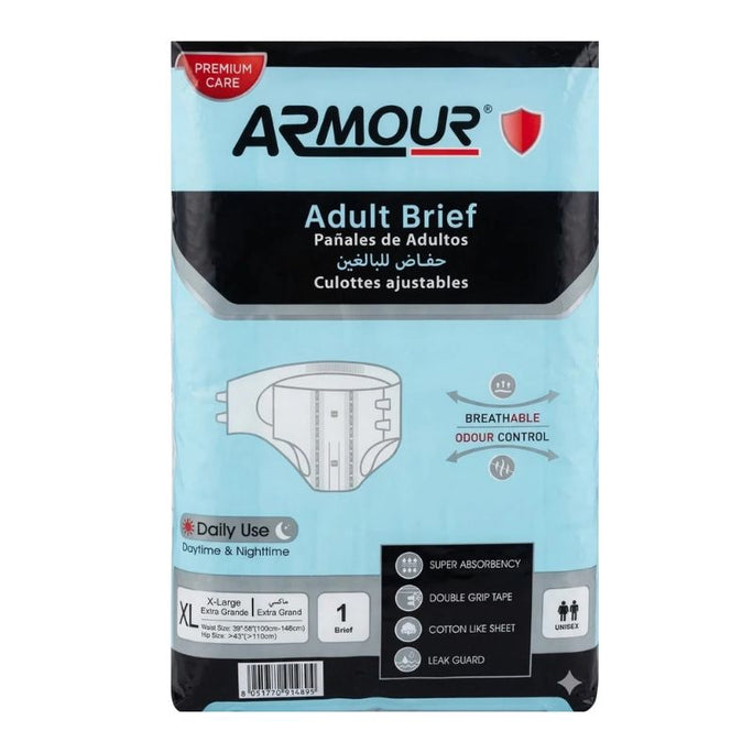 Armour Adult Diaper Brief Extra Large Pack 20 Pcs