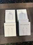 Original Apple 20watt/ USB-C to USB-C Fast Charging Cable & Power Adapter | PD Charger | Type C Data Sync Cable for iPhone 15, MacBook, iPad Pro, Samsung & All Type-C Devices (1m/2m)