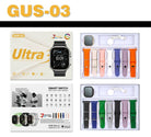 GUS-03 Ultra 3 AMOLED Smartwatch with 7 Straps