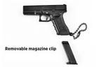 Glock mini Toy Full Metal Keychain Keyring and Removable Magazine Random color