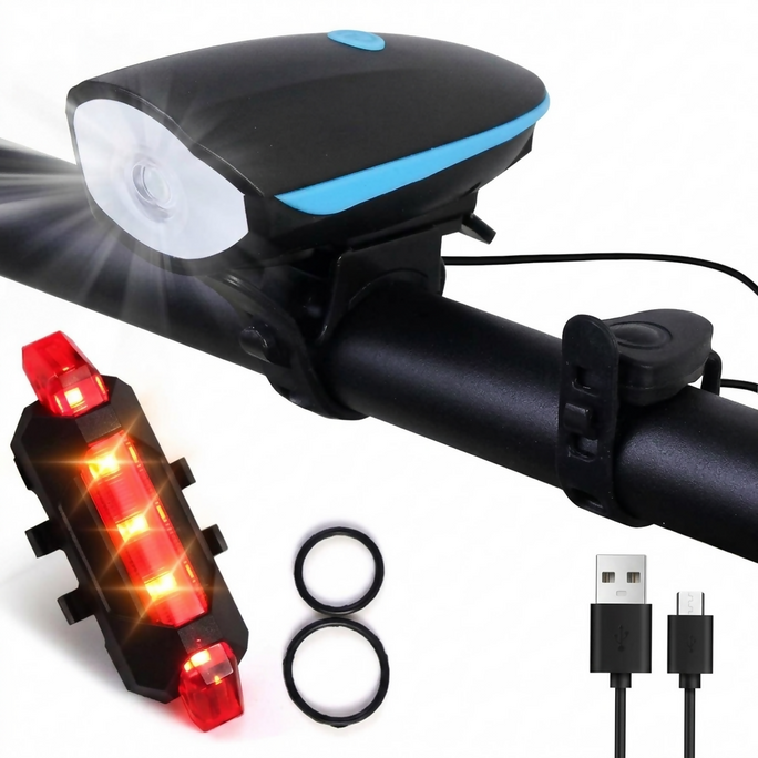 FRONT & TAIL LIGHT BICYCLE SPEICIAL BICYC FRONT LIGHT