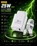 Realme 25W SuperVOOC Fast Charger with Type-C Cable