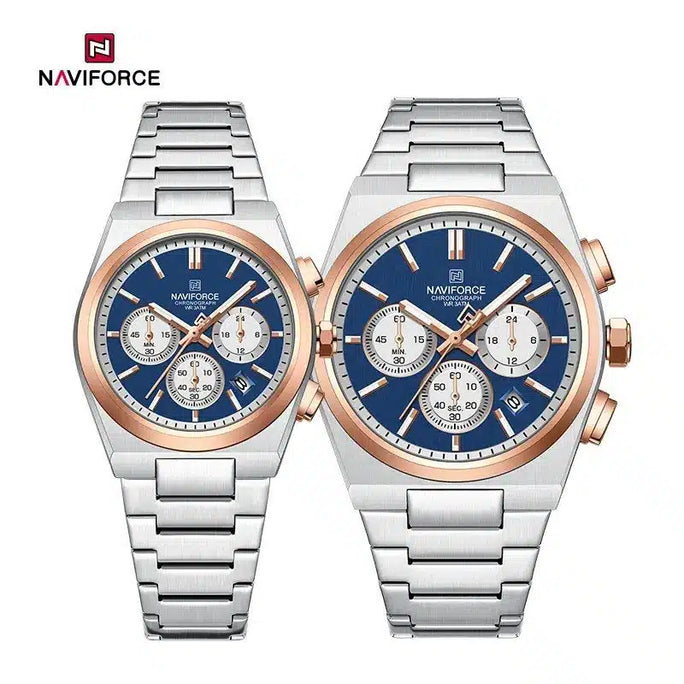 Naviforce NF8048 Bond Chrono For Couples with Official Warranty