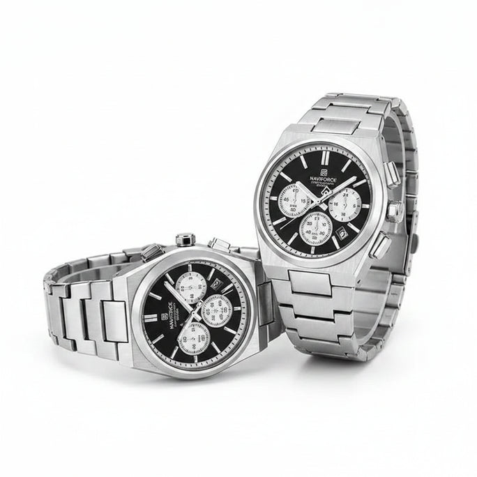Naviforce NF8048 Bond Chrono For Couples with Official Warranty
