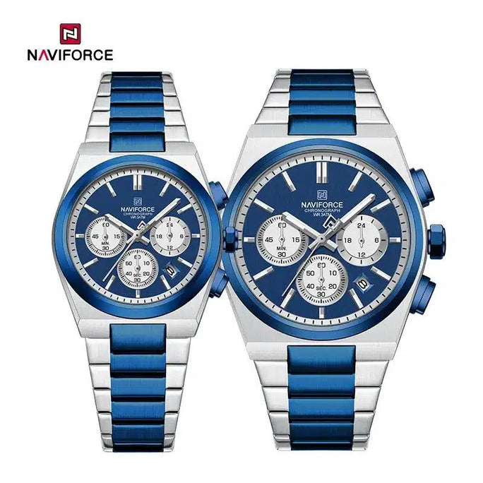 Naviforce NF8048 Bond Chrono For Couples with Official Warranty