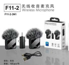 F11 Double MIC ANC + ECHO Mode with Wind Muff Cover. (TypeC + iPhone + Android)