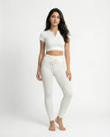 Sajiero Activewear Set - Zen Fit - White