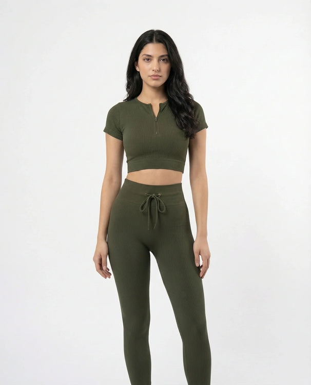 Sajiero Activewear Set - Zen Fit - Green