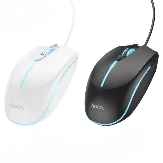 HOCO GM37 Wonderful RGB Wired Optical Gaming Mouse 2400 DPI