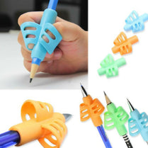 Kids Pencil Grip Trainer – Correct Handwriting Posture (Set of 3)