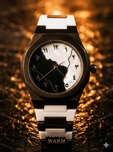 Original Arabic Aura Waterproof Wrist Watch: Trending Matte Finish Luxury Timepiece for Men & Boys special Premium Arabic Aura Watch 2026 watch: Luxury Minimalist Design with Butterfly Clasp & Fiber Chain for Men
