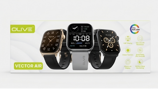 Olive O-7010 Vector Air Super Amoled Smart Watch