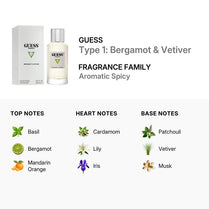 Guess Originals Type 1 Bergamot & Vetiver Eau De Parfum Unisex 100ml (85715323194)