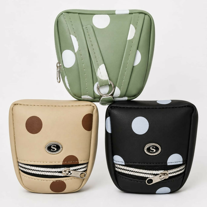 Mini Backpack Cute Cosmetic Bag for Women, Creative Cute Pendant Keychain Key-chains Keyrings PU Makeup Bag Key Lipstick Card Holder Data Cable Organizer Zipper Pouch