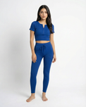 Sajiero Activewear Set - Zen Fit - Blue