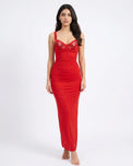 Sajiero Lingerie Gown – Allure Sculpt - Red