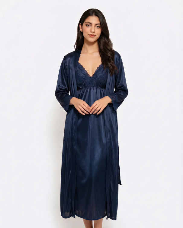 Sajiero Gown Set - Nocturne - Blue
