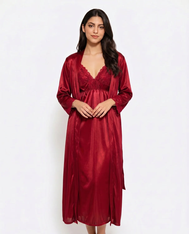 Sajiero Gown Set - Nocturne - Red