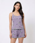 Sajiero Cami Set - Cherry Breeze - Purple