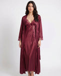Sajiero Gown Set - Valmira - Maroon